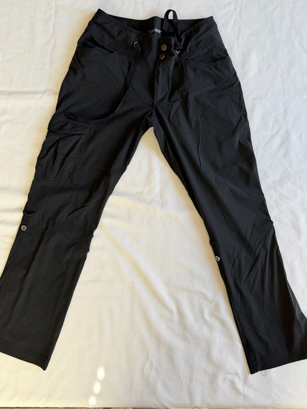 Women's Black Cargo Pants with Utility Pockets